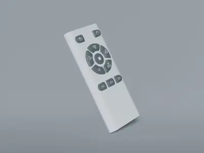 AC TV Remote Control RC Low-poly 3D model