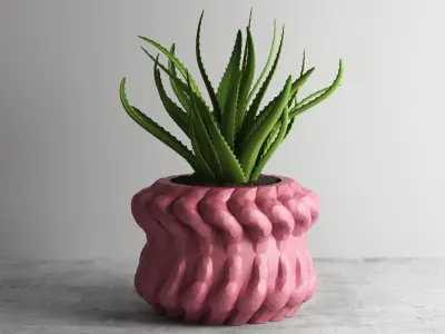vase pot planter 3d print 840 3D print model