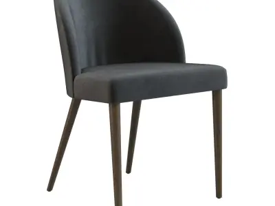 Camille Dining Chair - Crate and Barrel  3D model