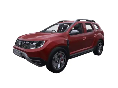 Dacia Duster Prestige with HQ interior 2019  3D model