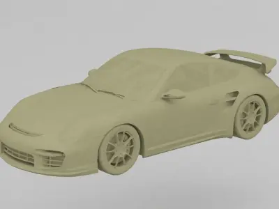 Porsche 911 3D print model