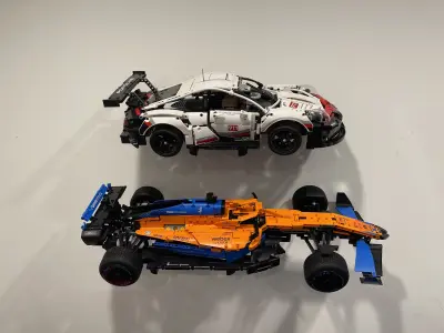 Porsche RSR Lego wall mount 3D print model