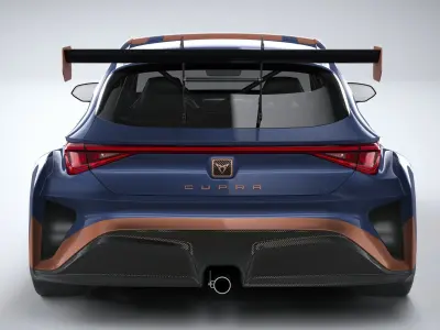 Seat Leon Cupra Competicion 2020 3D model