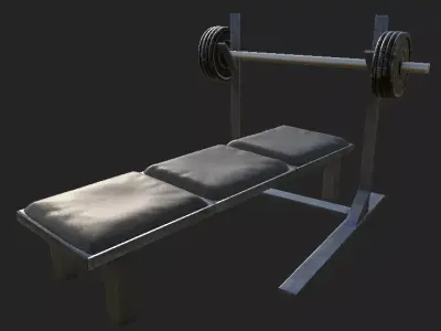 WeightBench Low-poly 3D model