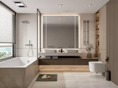 Bathroom 100  3D model