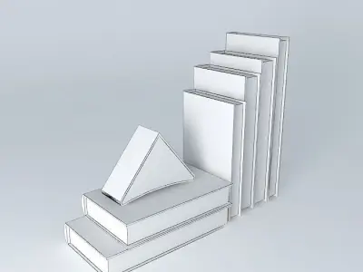 books books set of bookends Free 3D model