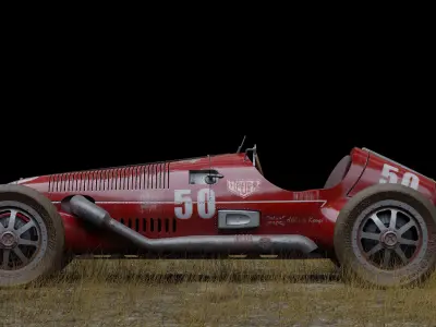 Alfa Romeo 12C Prewar Era 3D model