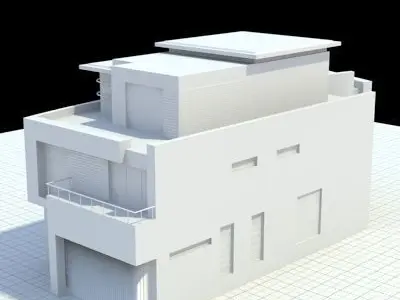 luxury house 2 3D model