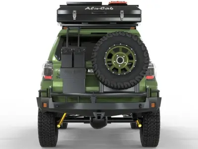 TOYOTA 4RUNNER 2016 TRD EDITION FULL ACCESORIES  3D model