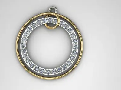 Circle Pendant  3D print model