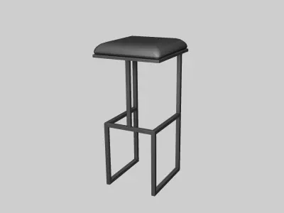 Simple Chair - 16 3D model