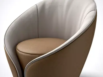 Armchair-Tonin Casa MAMA  Low-poly 3D model