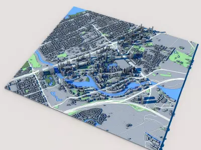 Burj Khalifa Dubai UAE Architecture Landmark 3D model