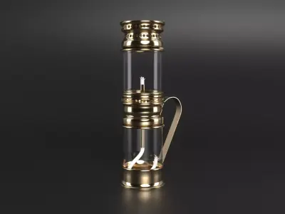 First Oil Lamp 3D model
