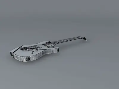Kramer Nightswan with lighting bolt graphics Free 3D model