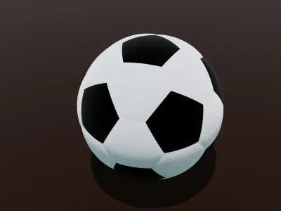 Ball 3D Model Low-poly 3D model