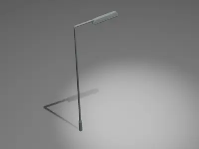 Urban street light 3D MODEL Low-poly 3D model