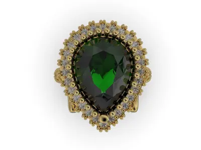 Sultana Hurrem Ring 3D print model