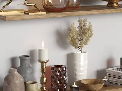 Decorative set 10 3D model