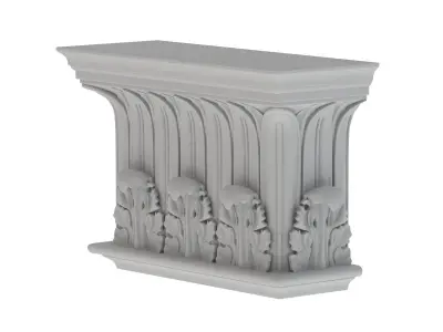 Pilaster Capital 009  3D model