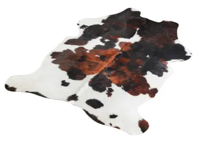 Tricolor Cowhide Rug A27043 3D model
