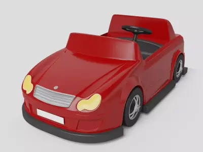 riding toy car 3D model
