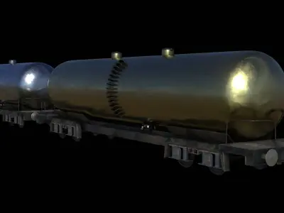 Train  wagon complete textures  and  material  model   Low-poly 3D model