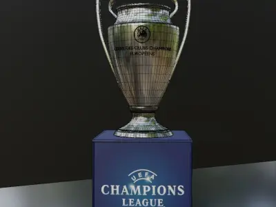 UEFA Champions League Trophy 3D model