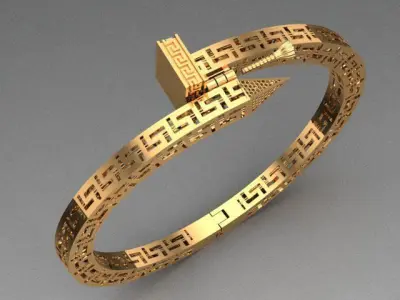 fusion  bracelet  3D print model