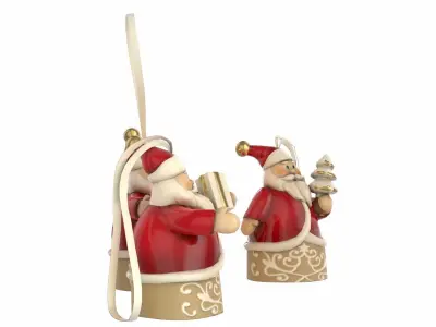 Santa Decoration 3D model