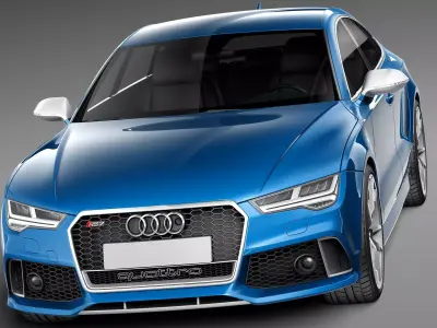 Audi RS7 Sportback Performance 2016 3D model