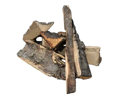  Firewood Scan  Low-poly 3D model