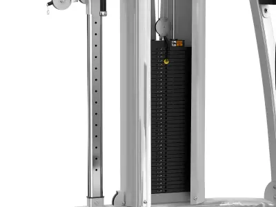 HD 3000 DUAL PULLEY FUNCTIONAL TRAINER 3D model