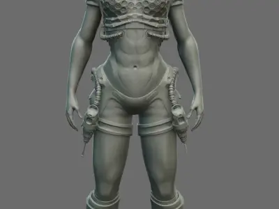 Ethion - Female Engineer 3D model