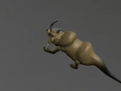 Wild Animal Low-poly 3D model