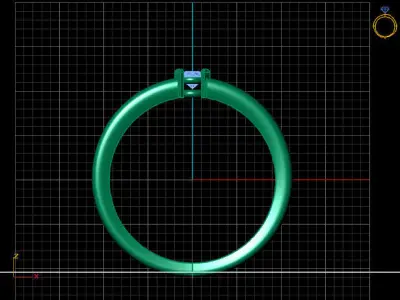 Women Ring 3DM Womens Ring 3d models 3D print model 3D print model 2
