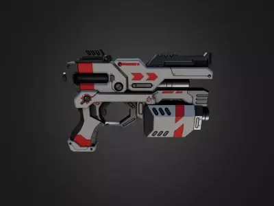 scifi gun  Free 3D print model