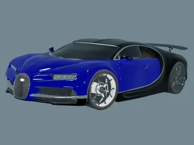 Bugatti Chiron 2022 3D model
