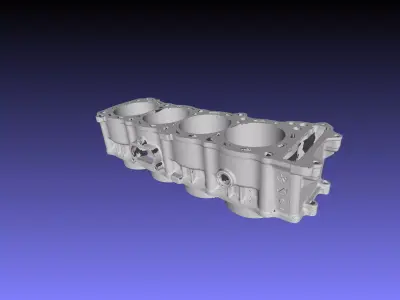 Suzuki Hayabusa Gen 2 Cylinder Scan and Reverse Engineered CAD 3D model