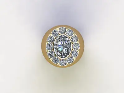 Man Ring 2020 normal for wear in any party R31 3D model