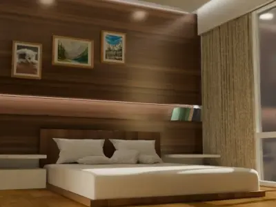 Bedroom Interior 3D Model 3D model