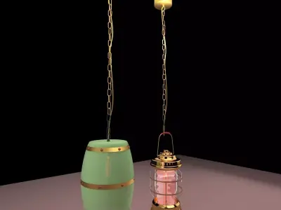 Chinese lantern 3D model