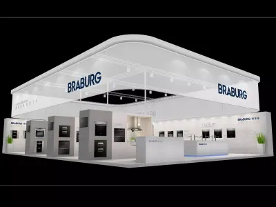 Exhibition - Area - 15X11-3DMAX2009-03 3D model