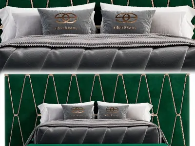 Morocco Bed By Elva Luxury 3D model