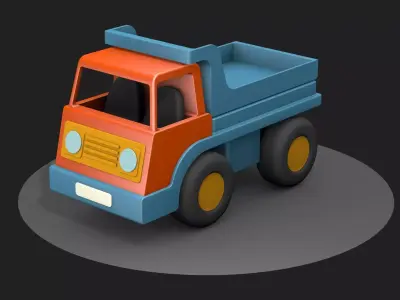 Toy DUMP truck 3D model