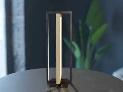 Night Table Led Interior Lamp 3D model