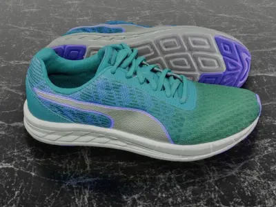 PUMA 3D SHOES - BLUE Low-poly 3D model