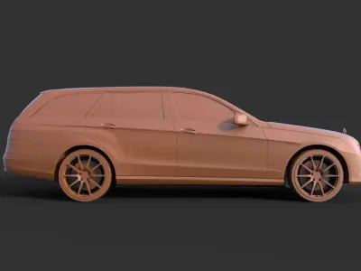 Mercedes Benz E-Class 2011 3D print model