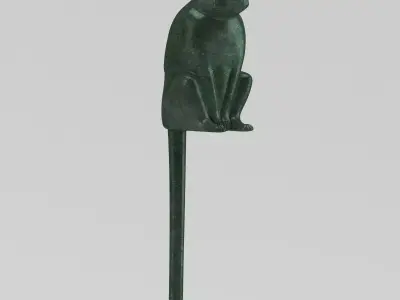 Lalanne Monkey Sculpture 3D model