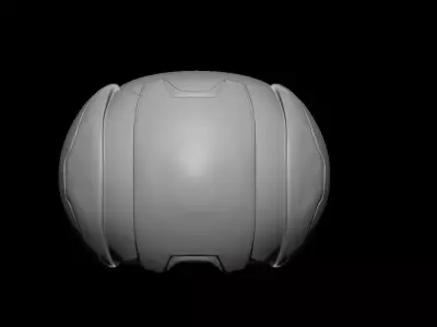 Sci-Fi Mechanical Sphere 3D print model